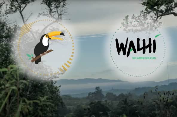 Collage mit RdR Logo und WALHI Sulsel Logo