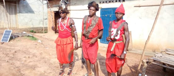 Traditionelle Häuptlinge in Lokutu / DRC