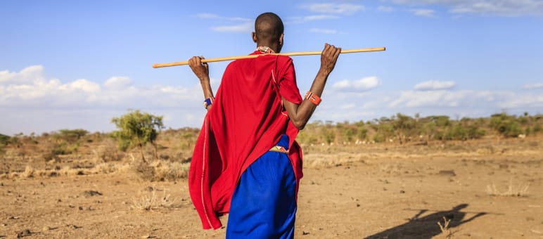 Die indigenen Massai sind eines der bekanntesten Völker in Ostafrika Massai