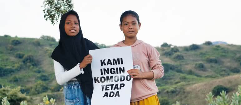 „Wir wollen, dass die Komodowarane bleiben“ Statement Komodo