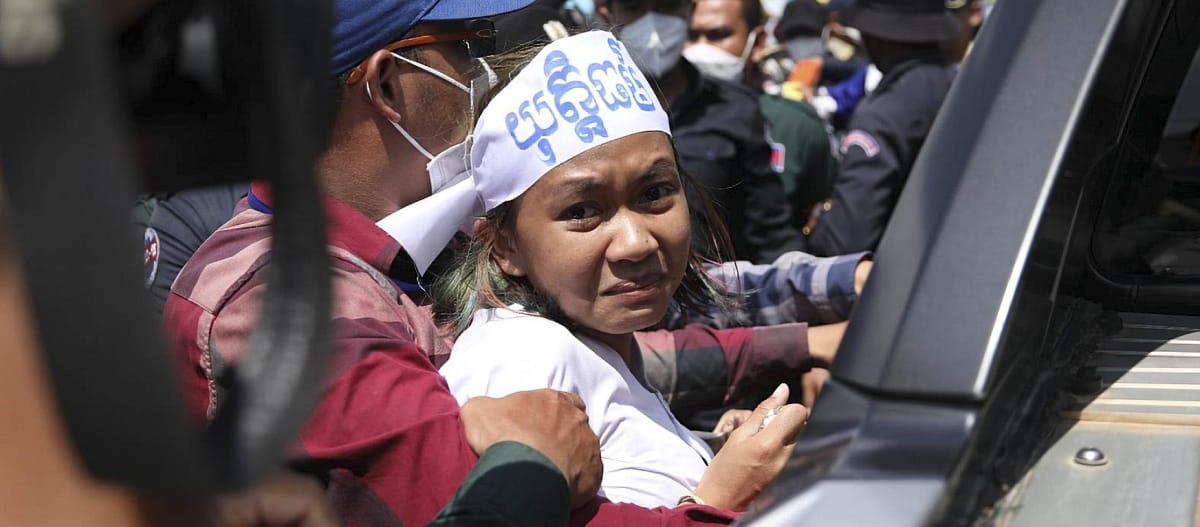 Festnahme Aktivistin von Mother Nature Cambodia