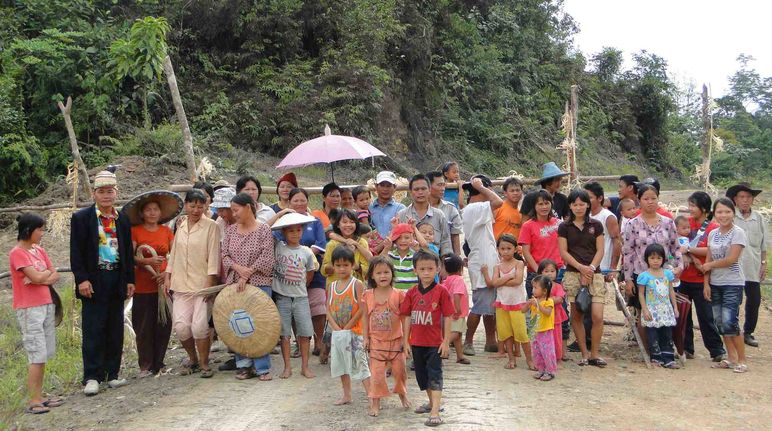 Indigene Penan protestieren in Sarawak