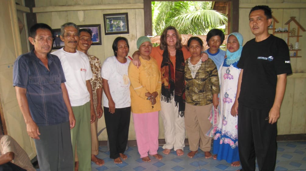 Marianne Klute in Sumatra